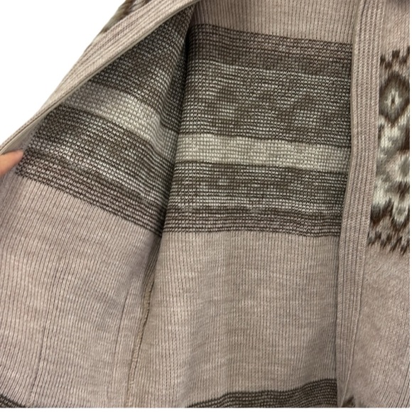 Vintage Clipper Mist Knit Sweater Men's Fair Isle Full Zip Grandpacore Winter L - Picture 9 of 11